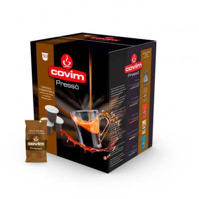 Кава в капсулах Covim Nespresso Oro Crema 50 шт Італія Неспресо Ковім велика пачка