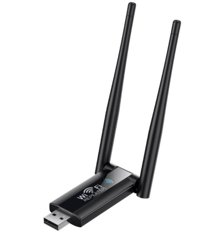 Репітер Wi-Fi, підсилювач сигналу Repeater 9205, чорний, фото 1