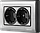 Розетка двомісна з заземленням з шторками серія "GRAND" ТМ"MARSHEL", фото 2