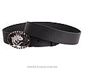 Жіночий ремінь з натуральної шкіри blx90449 чорний, фото 3