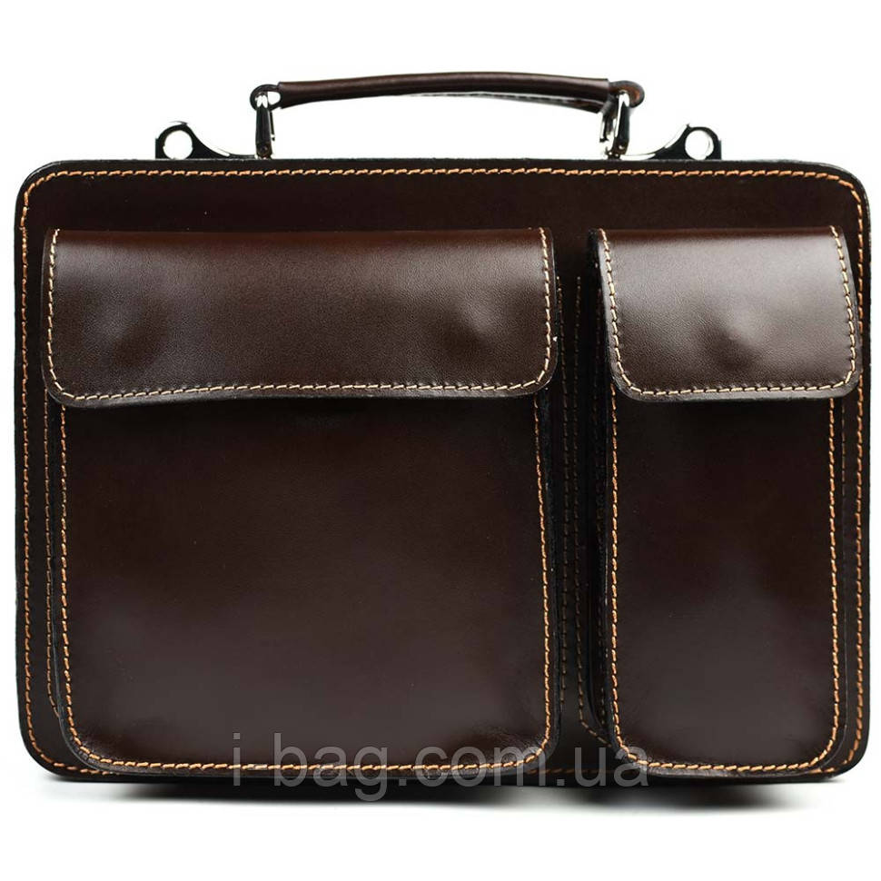 Жіночий шкіряний портфель Firenze FR7007C коричневий