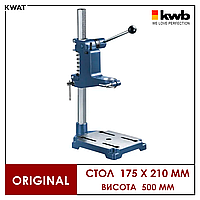 Стойка для дрели KWB PROFI Опорная плита 175 x 210 мм Высота 500 мм Серый чугун