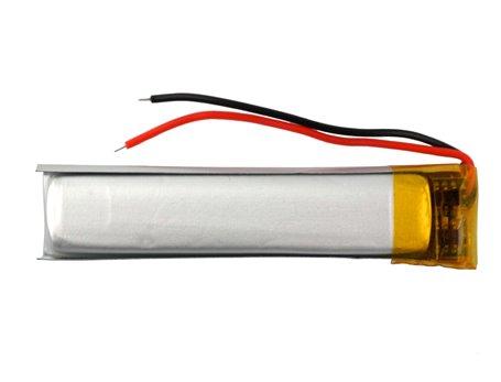 Акумулятор 300mAh 3.7 v 551240 навушників, блютуз гарнітур, відеореєстраторів, фото 1