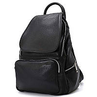 Шкіряний жіночий рюкзак Virginia Conti Italy - 03150_fblack