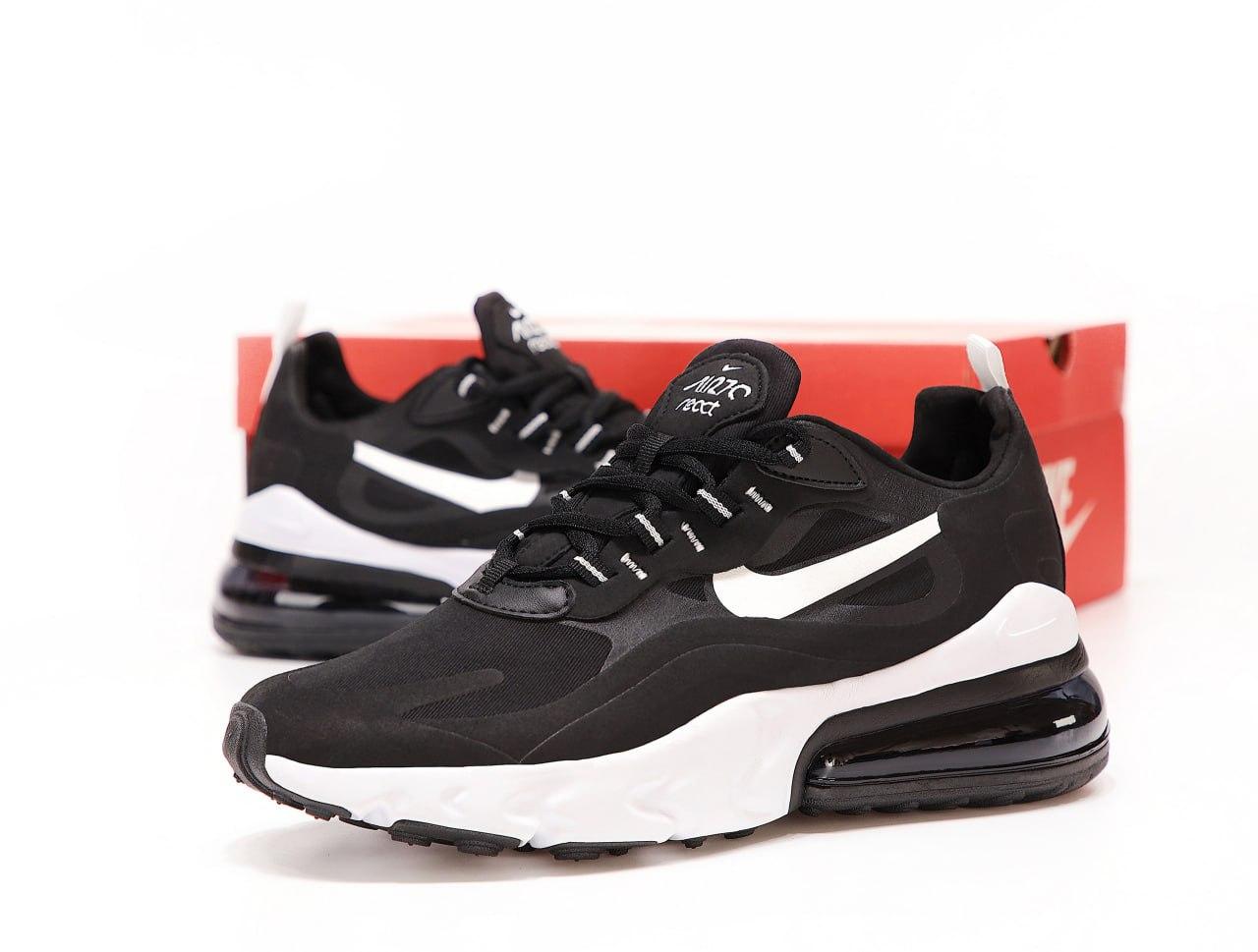 Чоловічі чорні Кросівки Nike Air Max 270 React