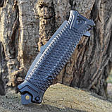 Ніж складний інерційний Buck Strongarm фліппер, склобій, зручний лайнер, чорний, 148, фото 7