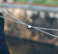 Парні кулони на магнітах у формі серця. Магнітні кулони серця нерозлучники для закоханих пар, фото 7