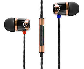 Навушники з мікрофоном SoundMagic E10C Black-Gold