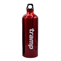 Фляга Tramp 1л. для воды Красный, стильная бутылка для воды с чехлом