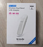 Wi-Fi USB адаптер Tenda U12 AC1300 двухдиапазонный 5 ГГц + 2.4 ГГц