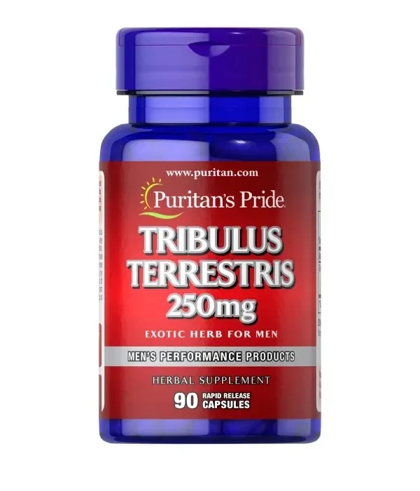 Трибулус террестрис, Tribulus Terrestris, Puritan's Pride, 250 мг, 90 капсул - фото 1 - id-p2150609483