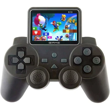Ігрова приставка консоль у вигляді геймпаду S10 2.4" LCD 520 ігор Black ігровий геймпад