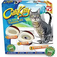 Набор для приучения кошки к унитазу CitiKitty для обучения кошек использовать унитаза