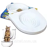 Набір для навчання кішки до унітазу CitiKitty для навчання кішок використовувати унітазу, фото 4