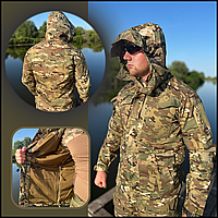 Парка куртка камуфляж tactical series мультикам мужская тактическая для военных, военные парки и куртки QAX