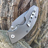 Ніж складний Boker D02, mini 16.5см, 132г, оксид титану, алюміній, фото 6
