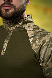 Боевая тактическая трикотажная сорочка Убакс хаки + пиксель, фото 3