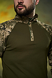 Боевая тактическая трикотажная сорочка Убакс хаки + пиксель, фото 7