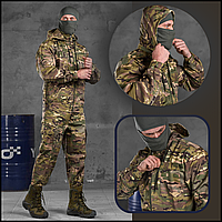 Камуфляжная форма штурмовая мультикам, тактический костюм defender multicam с мембранной тканью CKit