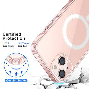 Чохол силіконовий Clear Case з MagSafe для iPhone 14, фото 3
