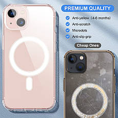 Чохол силіконовий Clear Case з MagSafe для iPhone 14, фото 5