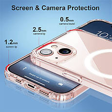Чохол силіконовий Clear Case з MagSafe для iPhone 14, фото 4