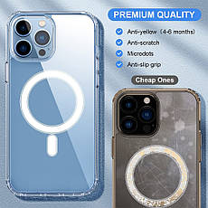 Чохол силіконовий Clear case MagSafe для iPhone 11, фото 5