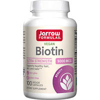 Витамины и минералы Jarrow Formulas Biotin, 100 вегакапсул DS