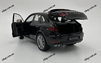 Model from Welly Porsche Macan Turbo, 1:24 scale, чорний, вік 3+