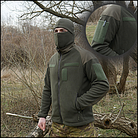 Флисовая кофта тактическая плотная армейская хаки для мужчин, кофта мужская военная флиска зсу CKit