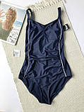 Жіночий спортивний суцільний купальник Crivit р.38 EURO (р.M, 44-46), синій, фото 3