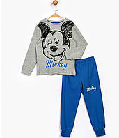 Спортивний костюм (світшот, штани) Мікі Маус 122 см (7 років) Disney MC17144 Сіро-синій 8691109848611