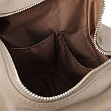 Жіноча шкіряна сумка-рюкзак 2 в 1 Tuscany TL141535 (Чорний), фото 4
