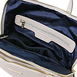 Рюкзак-сумка жіноча шкіряна (Італія) Tuscany TL141682 (Lipstick Red), фото 5