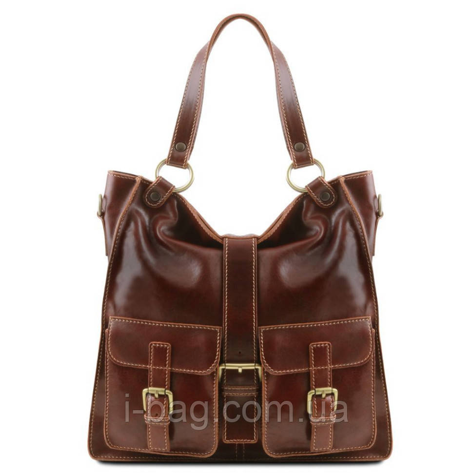 Жіноча шкіряна сумка Tuscany Leather MELISSA TL140928 (Чорний)