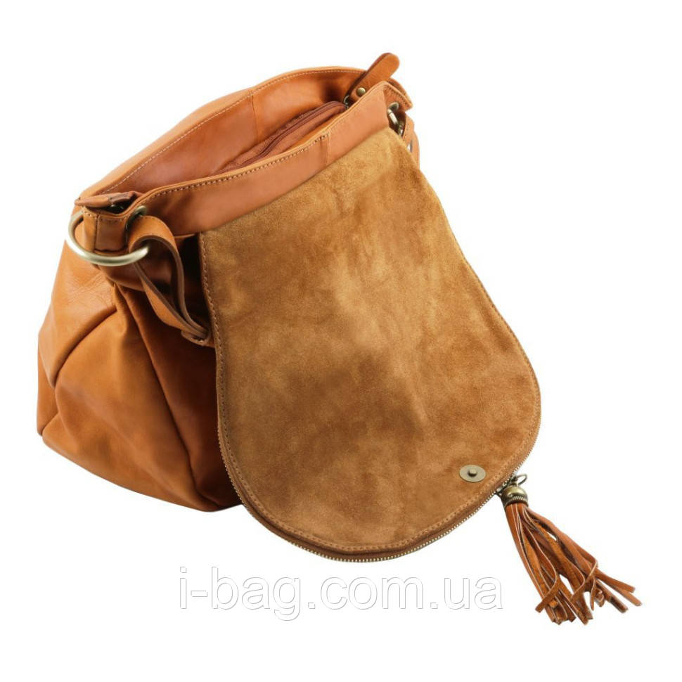 Жіноча шкіряна сумка крос-боді Tuscany Leather TL Bag TL141110 (Чорний)