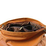 Жіноча шкіряна сумка крос-боді Tuscany Leather TL Bag TL141110 (Чорний), фото 5