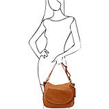 Жіноча шкіряна сумка крос-боді Tuscany Leather TL Bag TL141110 (Червоний), фото 6