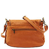 Жіноча шкіряна сумка на плече Tuscany Leather Bag TL141223 (Cinnamon), фото 7
