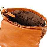 Жіноча шкіряна сумка на плече Tuscany Leather Bag TL141223 (Cinnamon), фото 9