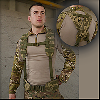 Пояс рпс kiborg r-2 пиксель , ременно-плечевая разгрузочная система для военных, тактические пояса РПС CKit