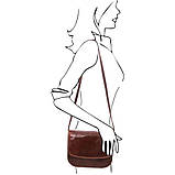 Жіноча шкіряна сумка крос-боді TL141958 Greta від Tuscany, фото 6