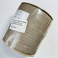 Тесьма кіперна х/б 08мм колір коричневий (уп 100м) 6765-2114 ШР