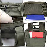 Тактичний медичний рюкзак Marck-men, тактичний медичний рюкзак з ампульницей та  медичними підсумками. Хакі Р355, фото 6