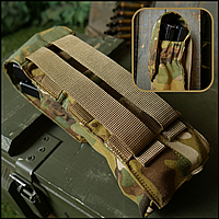 Закритий підсумок double pouch кіборг multicam для подвійних магазинів, сумка підсумок для зберігання магазинів CKit