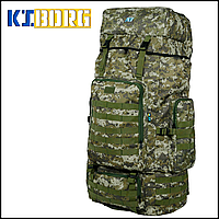 Дорожный баул тактический армейский 100 л, сумка тактическая всу пиксель, баул уставной CKit