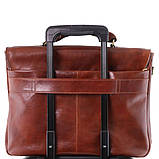 Шкіряний чоловічий портфель мультифункціональний Alessandria Tuscany TL142067 (Чорний), фото 5