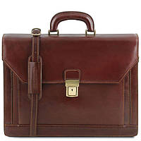 Шкіряний чоловічий портфель на два відділення NAPOLI Tuscany Leather TL141348