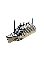 Констурктор Титаник из дерева Woodcraft 27х25х8см