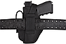 Кобура до G-17 Glock-17 Глок поясна з чохлом підсумком до магазину чорна SV, фото 4